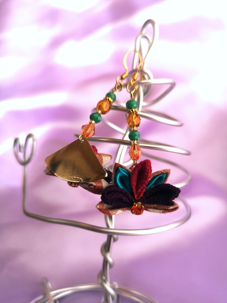 ヒプマイイメージつまみ細工ピアス(簓)