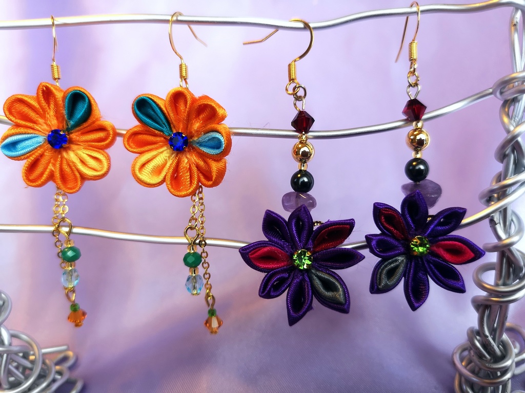 ヒプマイイメージつまみ細工ピアス(divisionイメージ)6division掲載