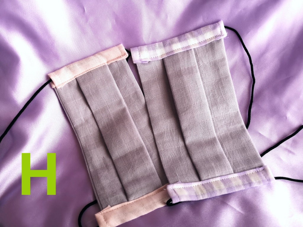 ガーゼマスク Lサイズ(2枚セット・Fのみ3枚セット)