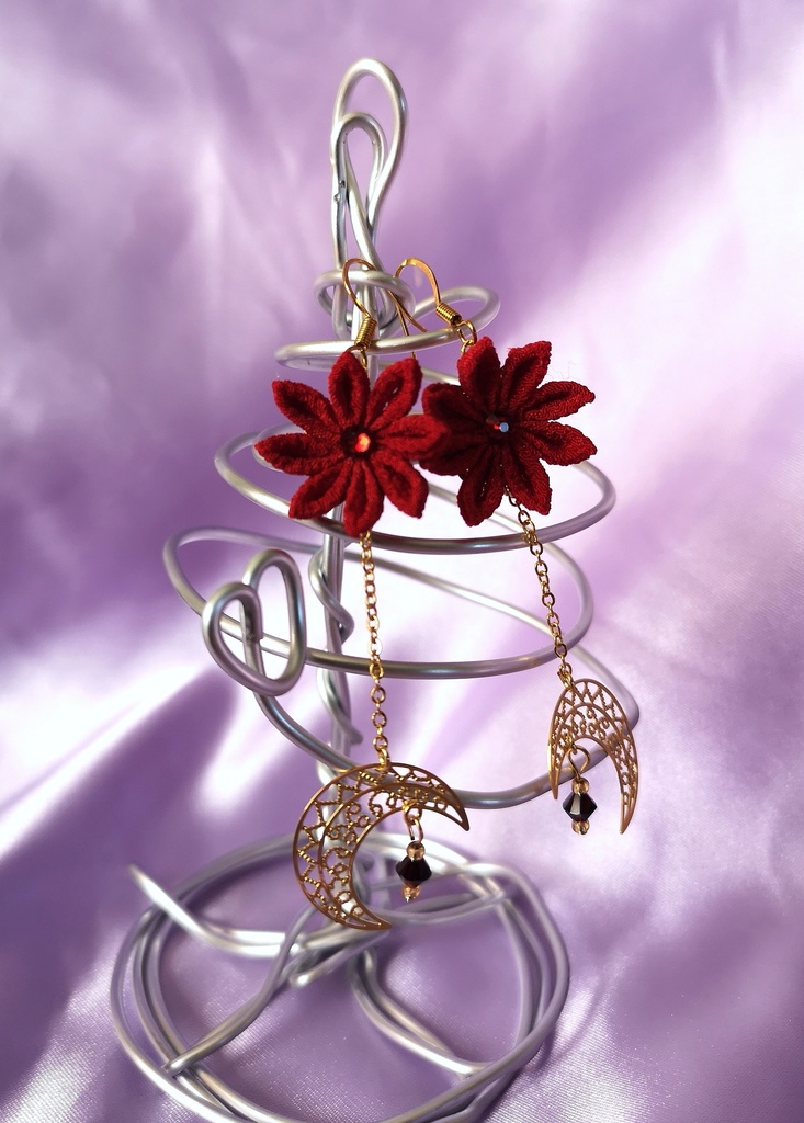 最遊記イメージつまみ細工ピアス(沙悟浄)