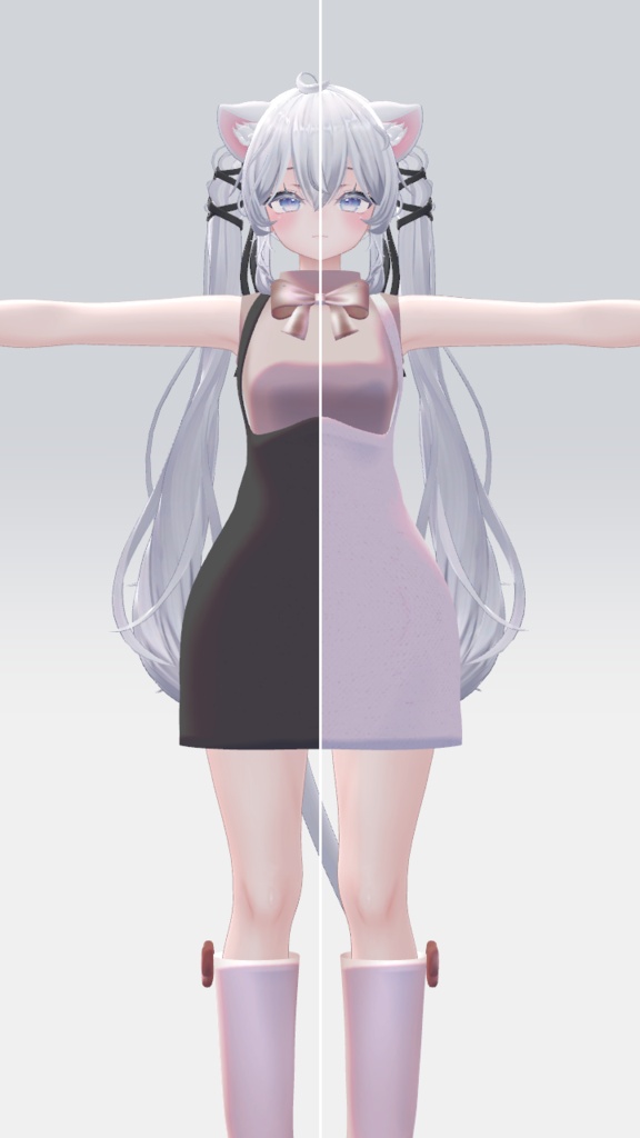 Ribbon_bodycon dress (10/5までFree)【2アバター対応】