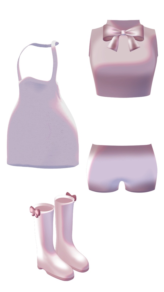 Ribbon_bodycon dress (10/5までFree)【2アバター対応】
