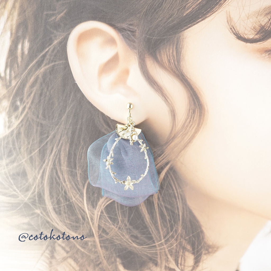 海に揺らめくマーメイド(イヤリングorピアス)