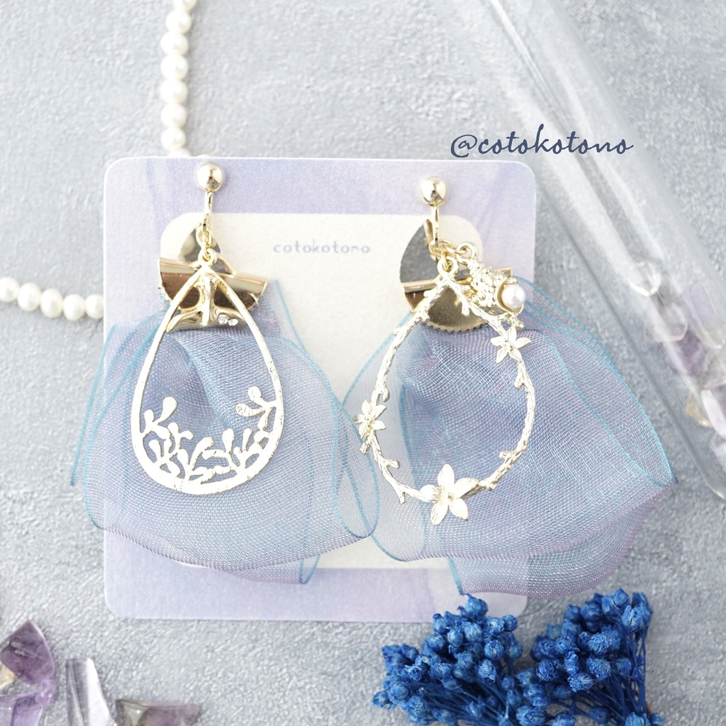 海に揺らめくマーメイド（イヤリングorピアス）