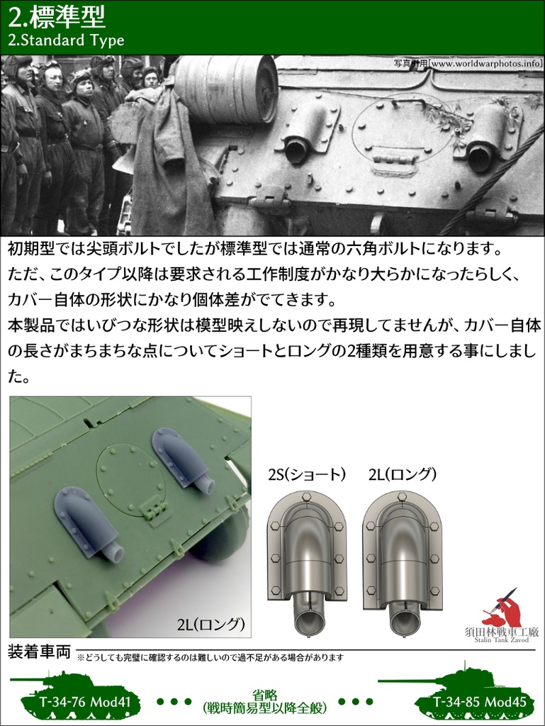 T-34排気管カバー