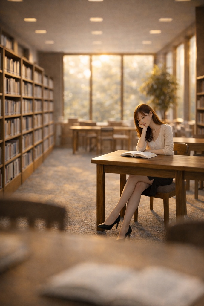 【境界線の、彼女01】残暑の午後、溶け出す視界と彼女の隙。