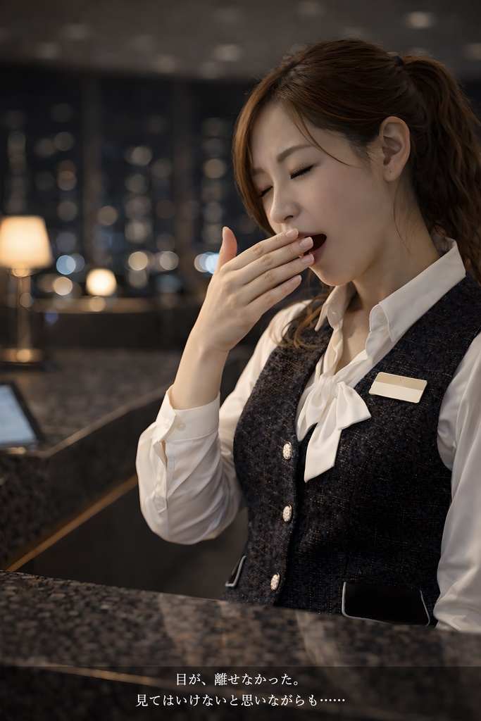 【境界線の、彼女02】 深夜のフロント、溶けない距離と彼女の隙。