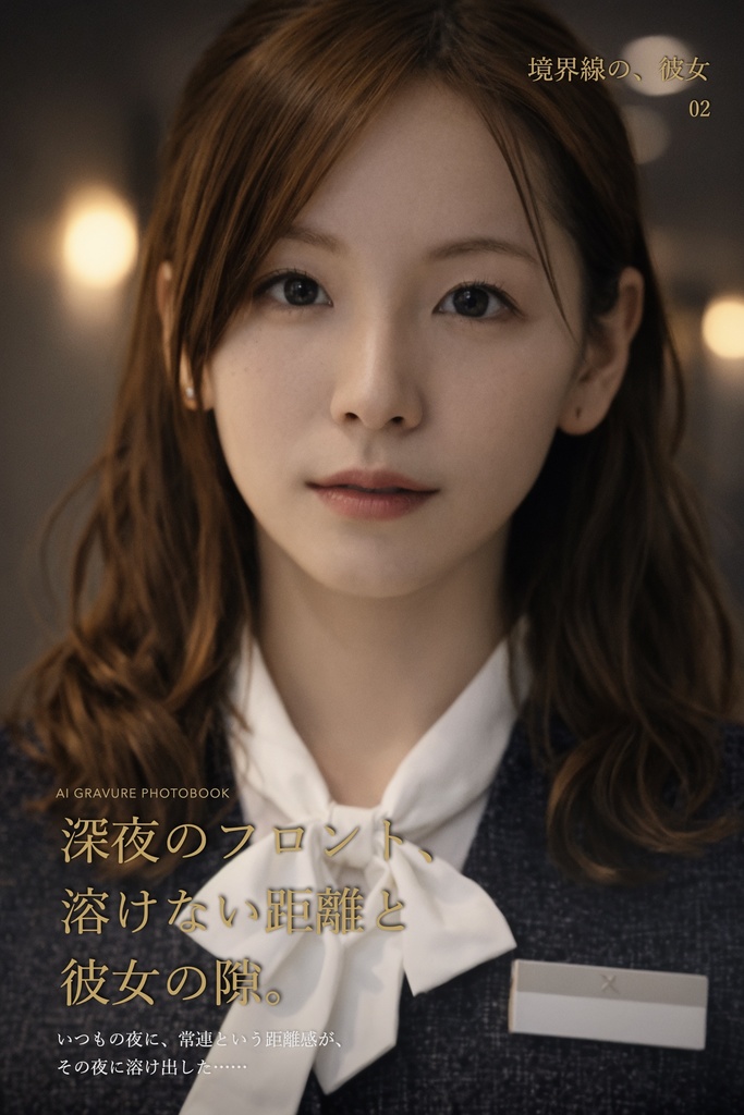 【境界線の、彼女02】 深夜のフロント、溶けない距離と彼女の隙。