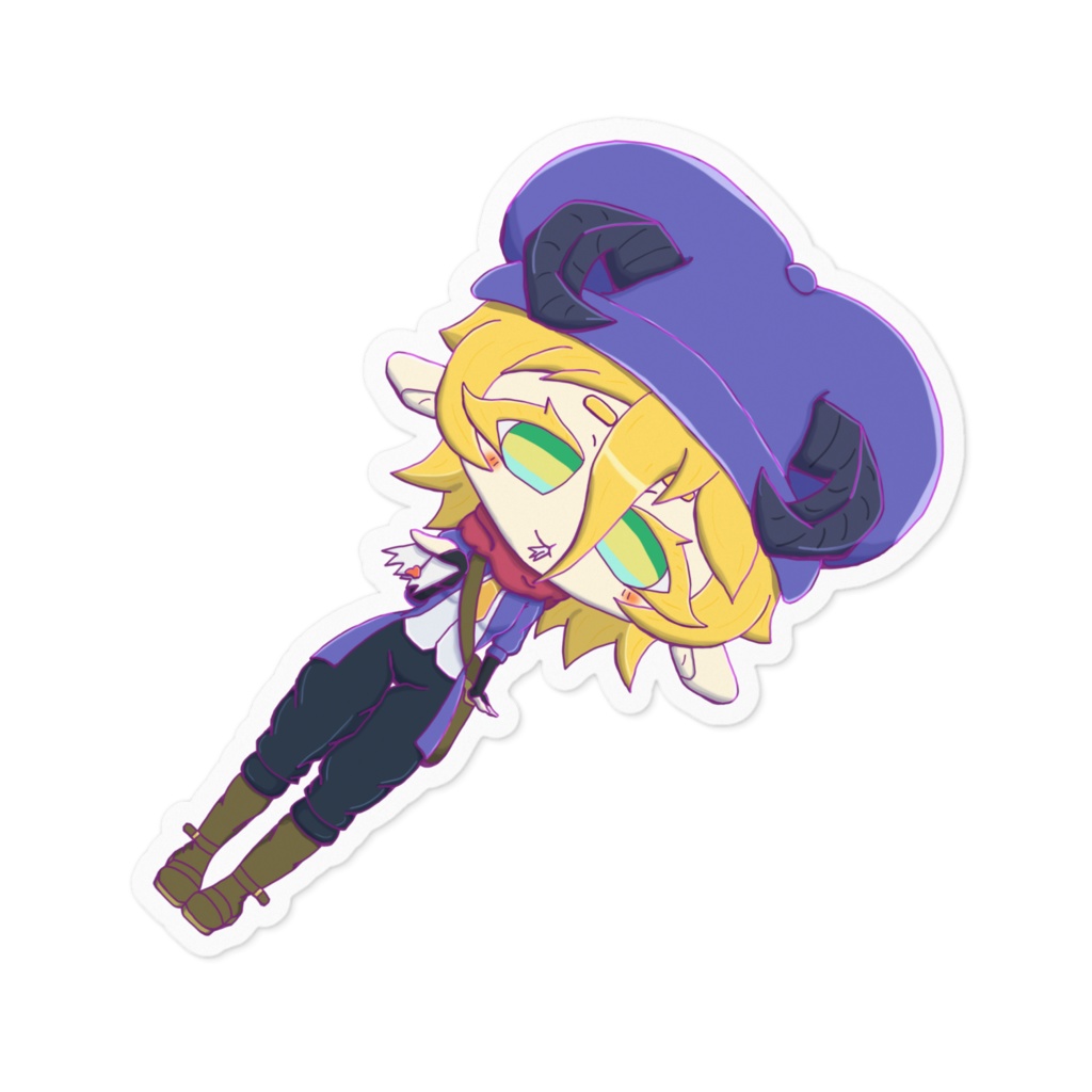 郵便屋のヤギさん ステッカー