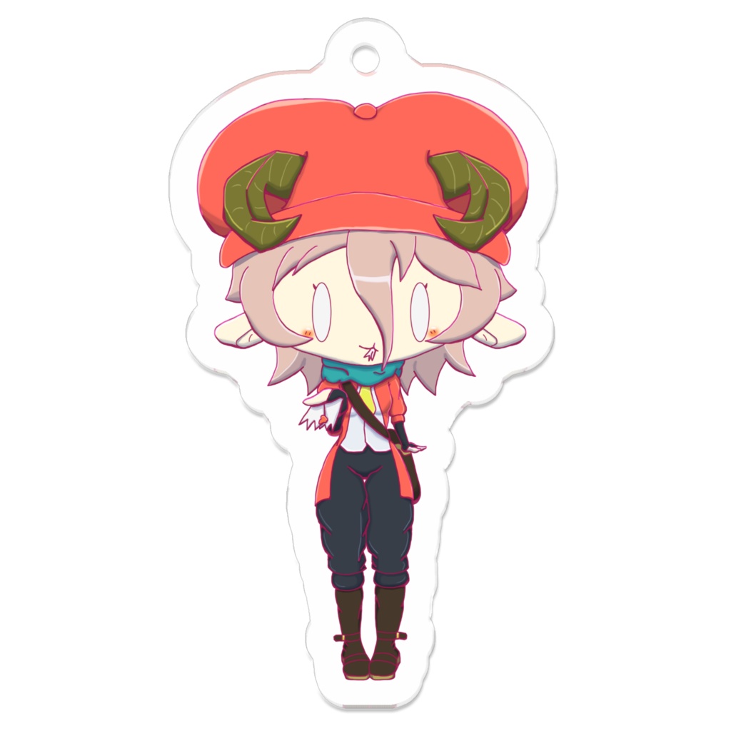 ヤギの郵便屋さん アクリルキーホルダー(セリフなし)