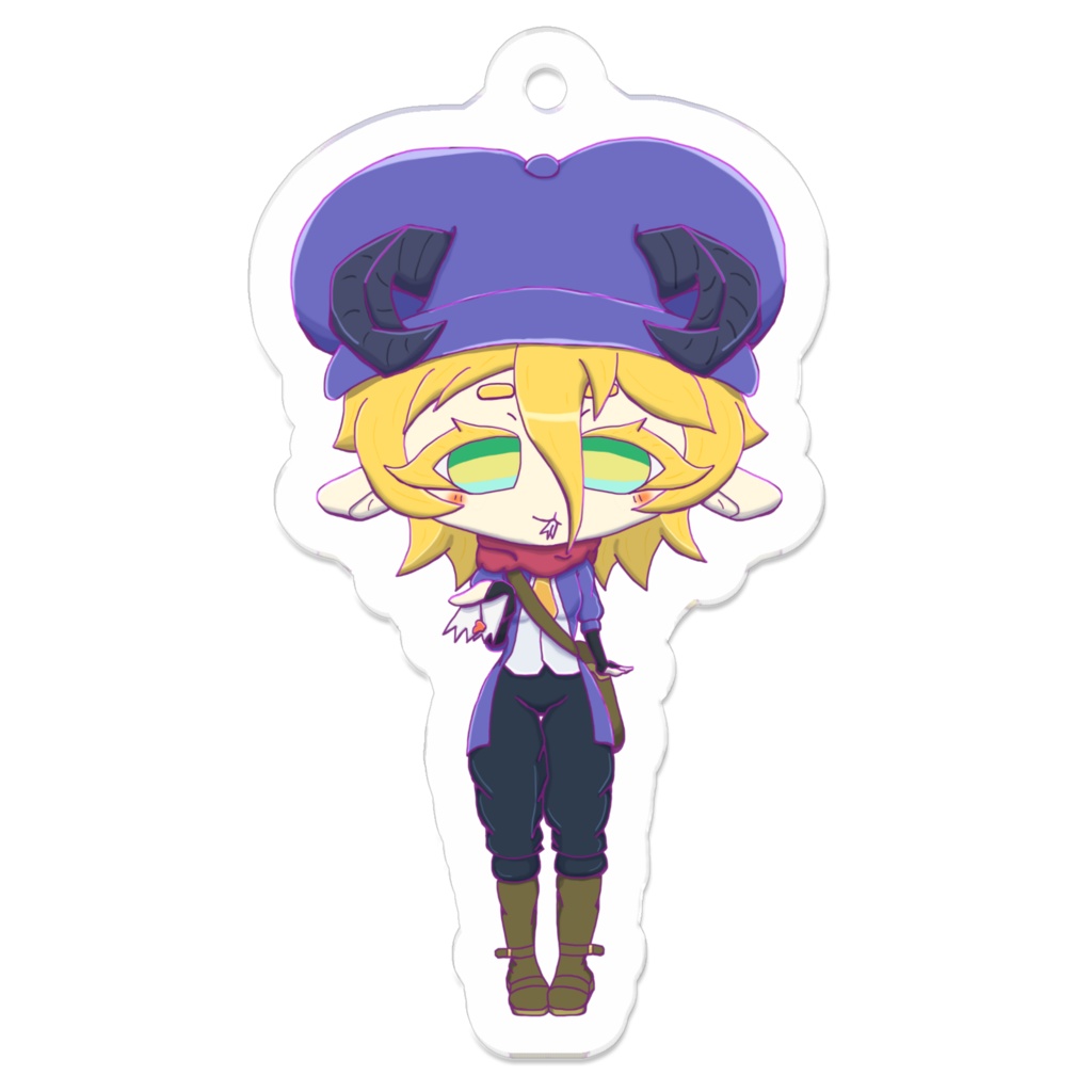 郵便屋のヤギさん アクリルキーホルダー（セリフなし）