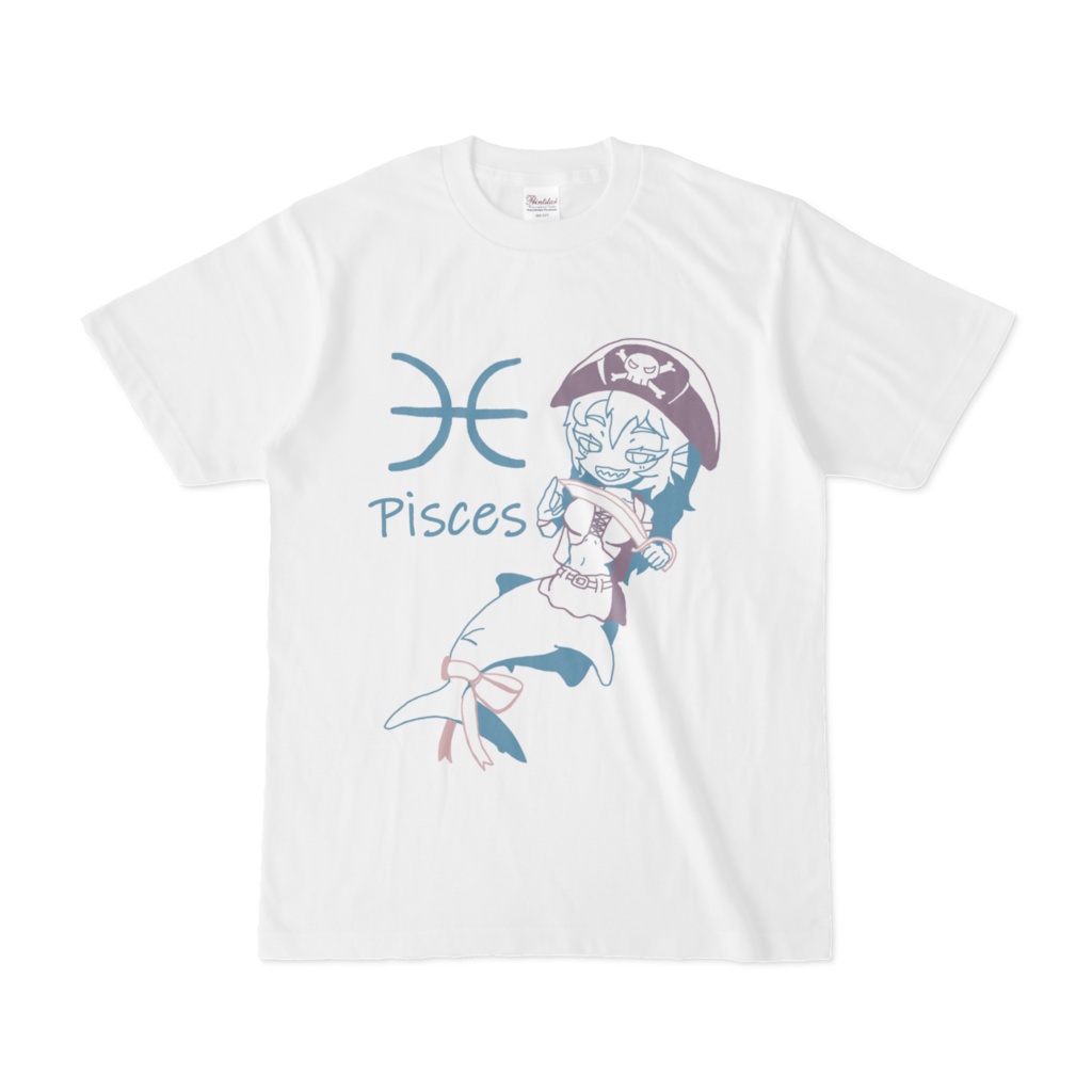 Pisces（魚座）｜夢といたずらの星座 Tシャツ