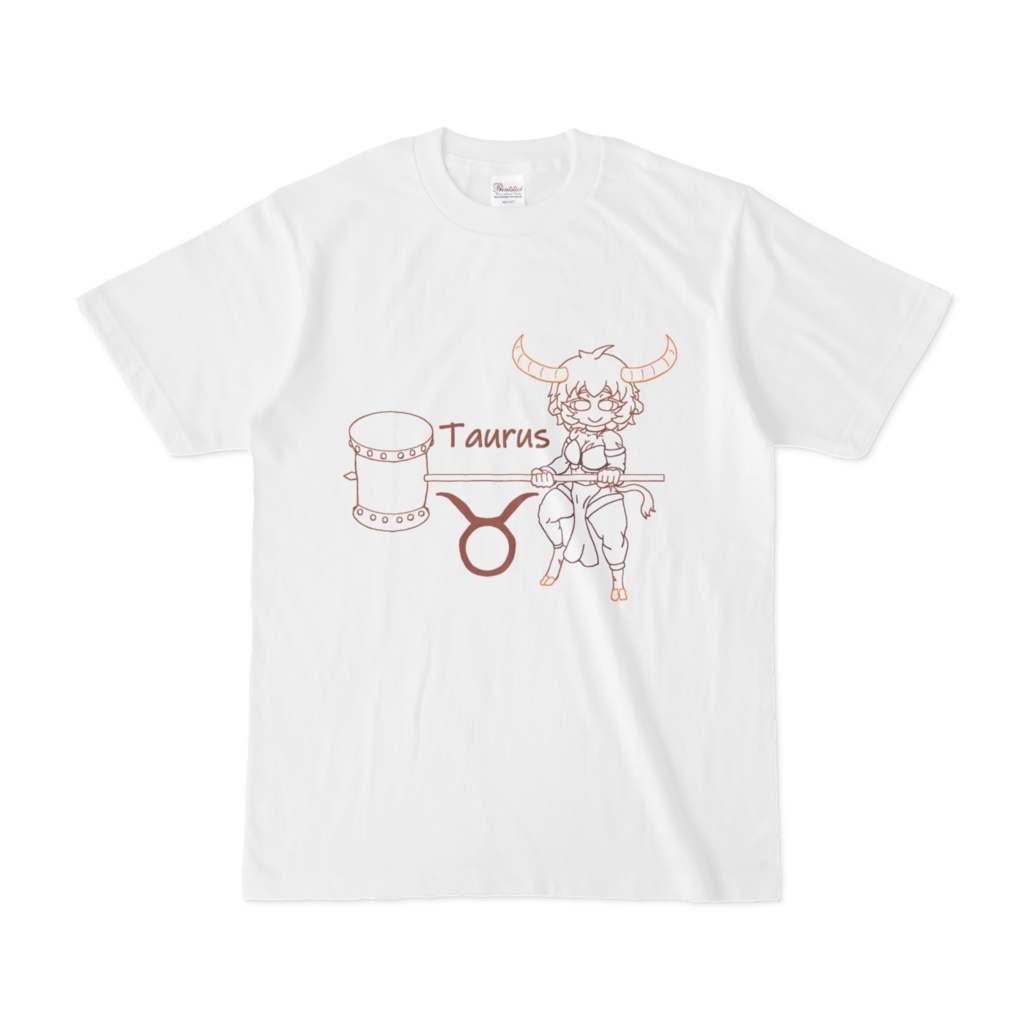 Taurus（牡牛座）｜揺るがぬ力の星座 Tシャツ