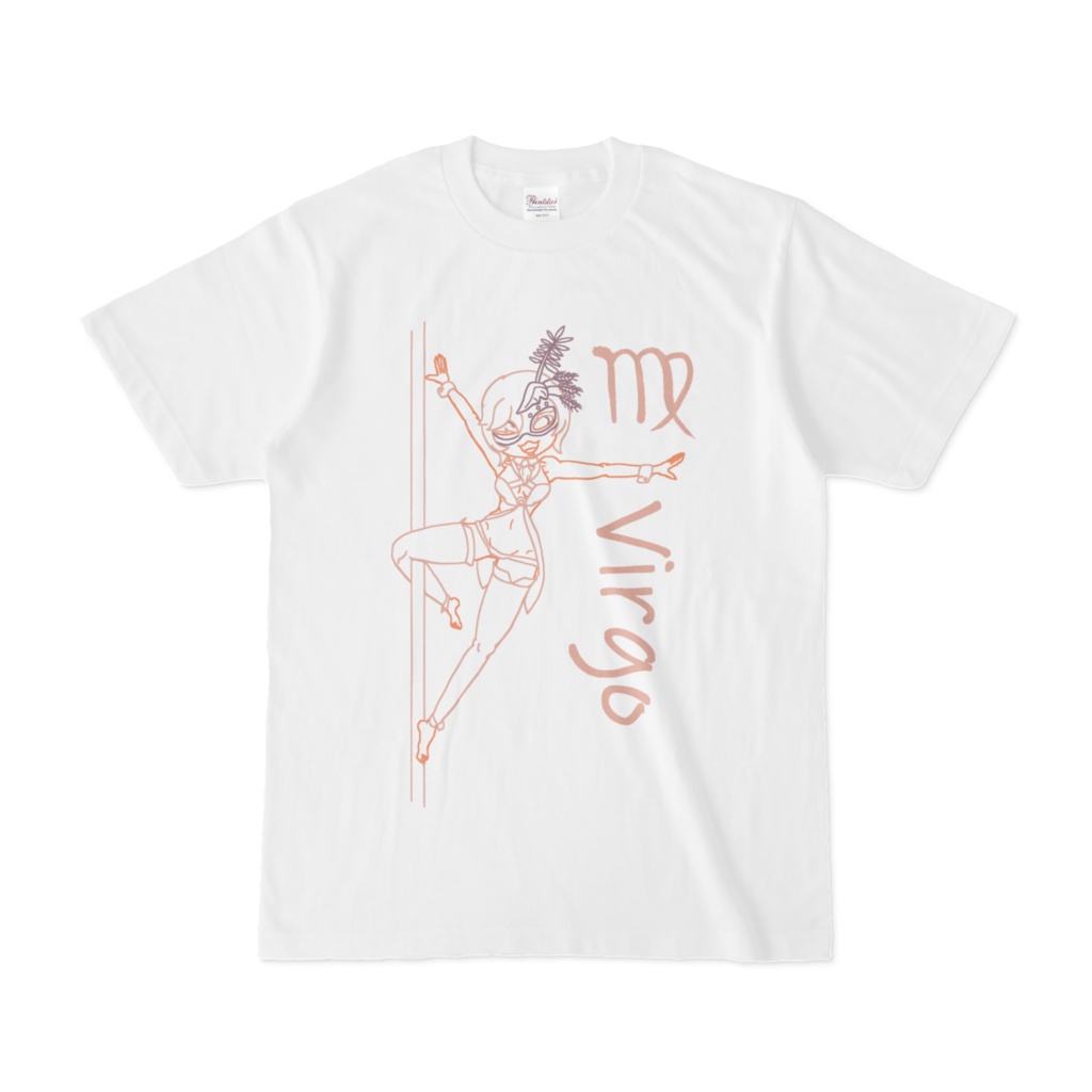 Virgo（乙女座）｜整える美の星座 Tシャツ