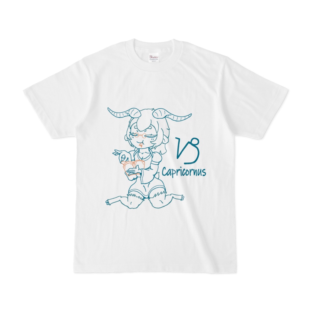 Capricornus（山羊座）｜積み重ねる知の星座 Tシャツ