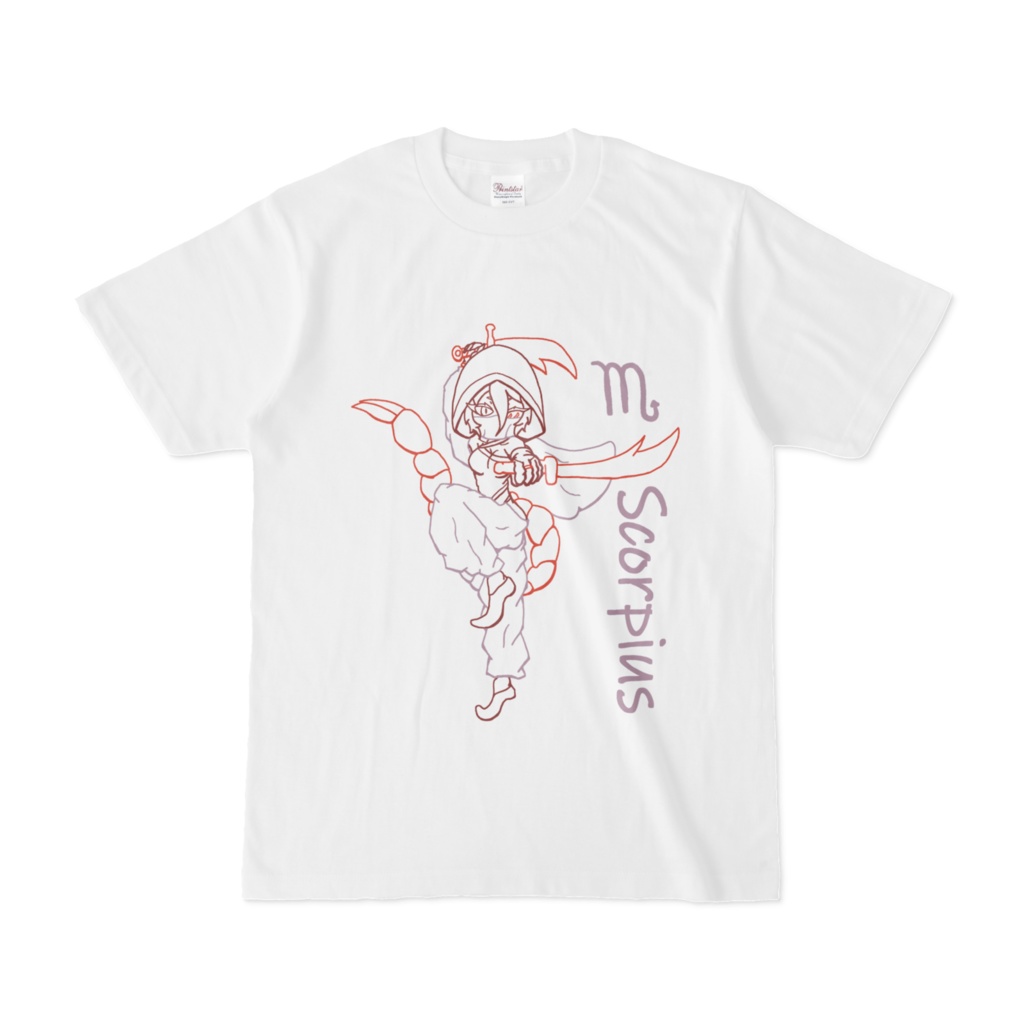 Scorpius（蠍座）｜秘めた覚悟の星座 Tシャツ