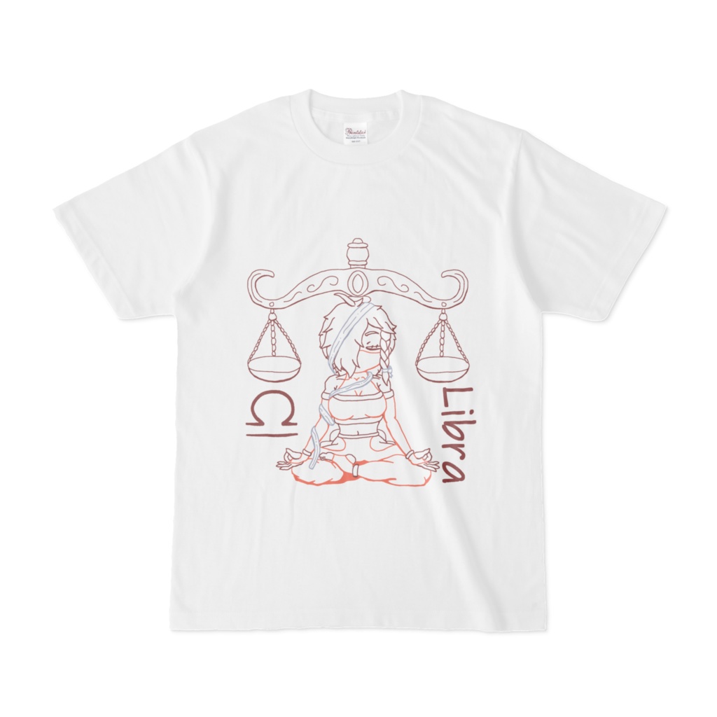Libra（天秤座）｜静かな均衡の星座 Tシャツ