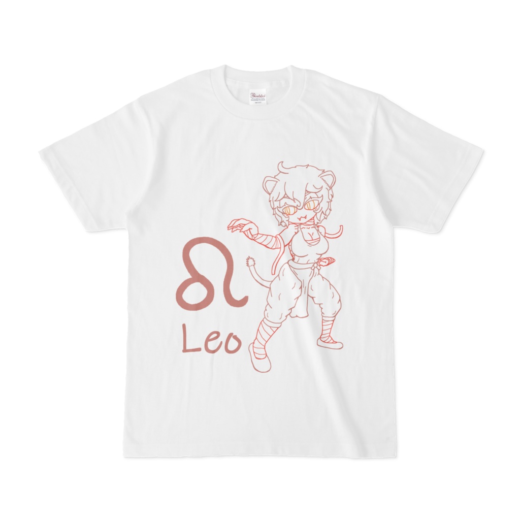 Leo（獅子座）｜しなやかな誇りの星座 Tシャツ