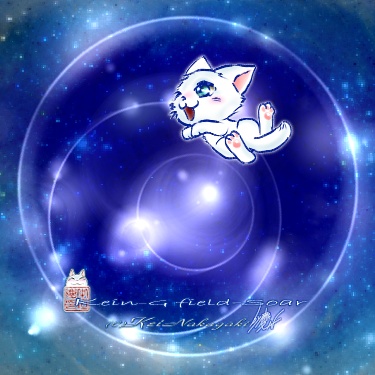 ピンバッチ-宇宙玉と猫