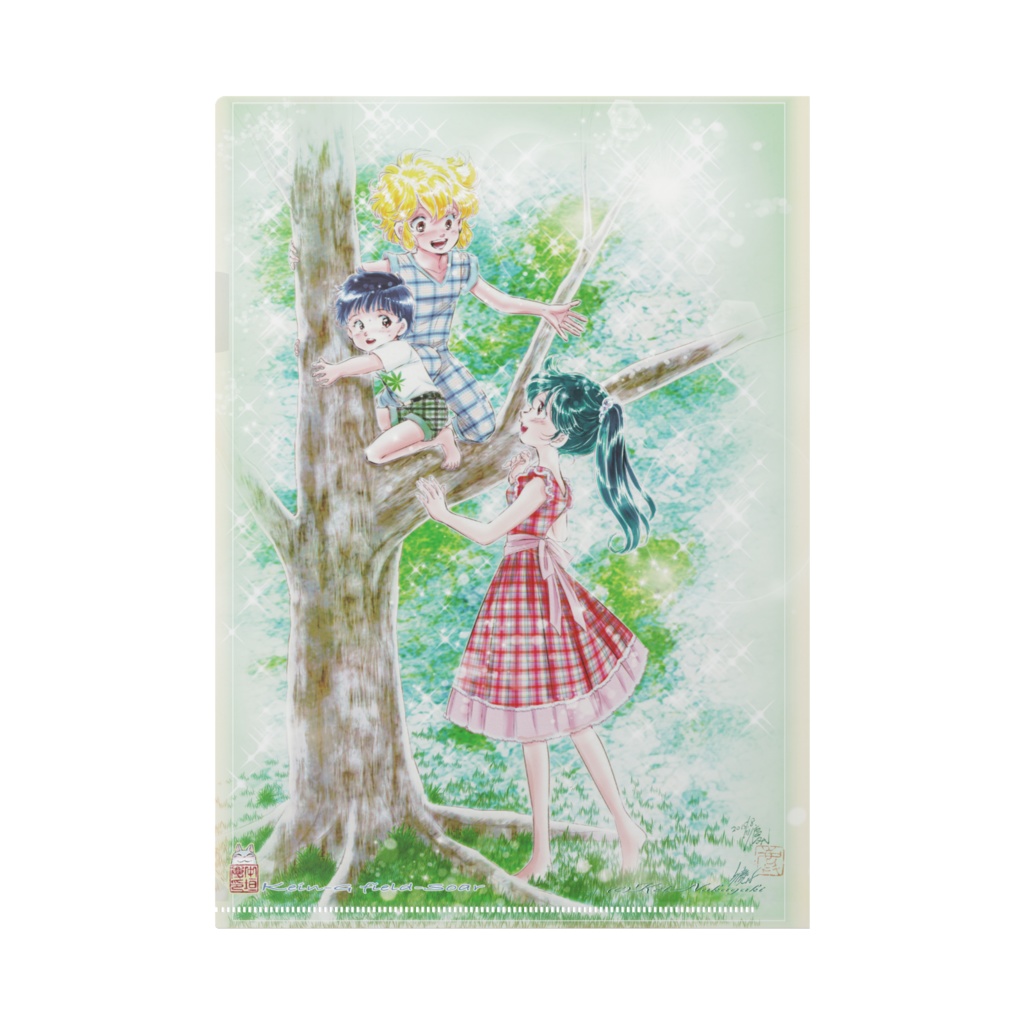 クリアファイルA-4-ミルキィ先生-テニス