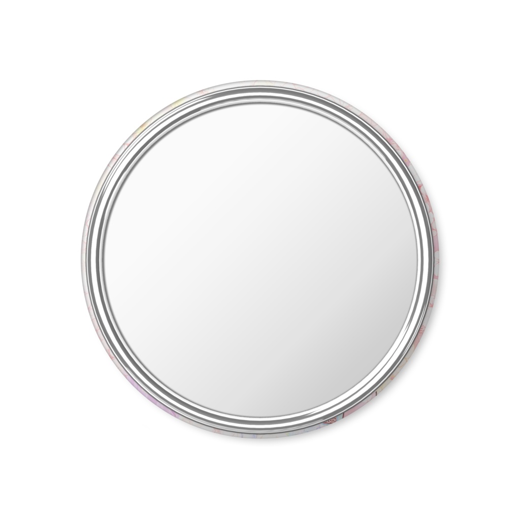 缶ミラー直径56mm-少女天使-桜