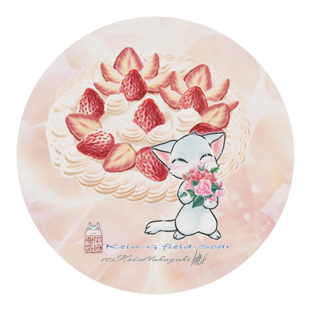 マスキングテープ25mm-スイーツと猫