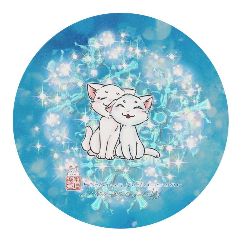 マスキングテープ15mm-クリスタル猫