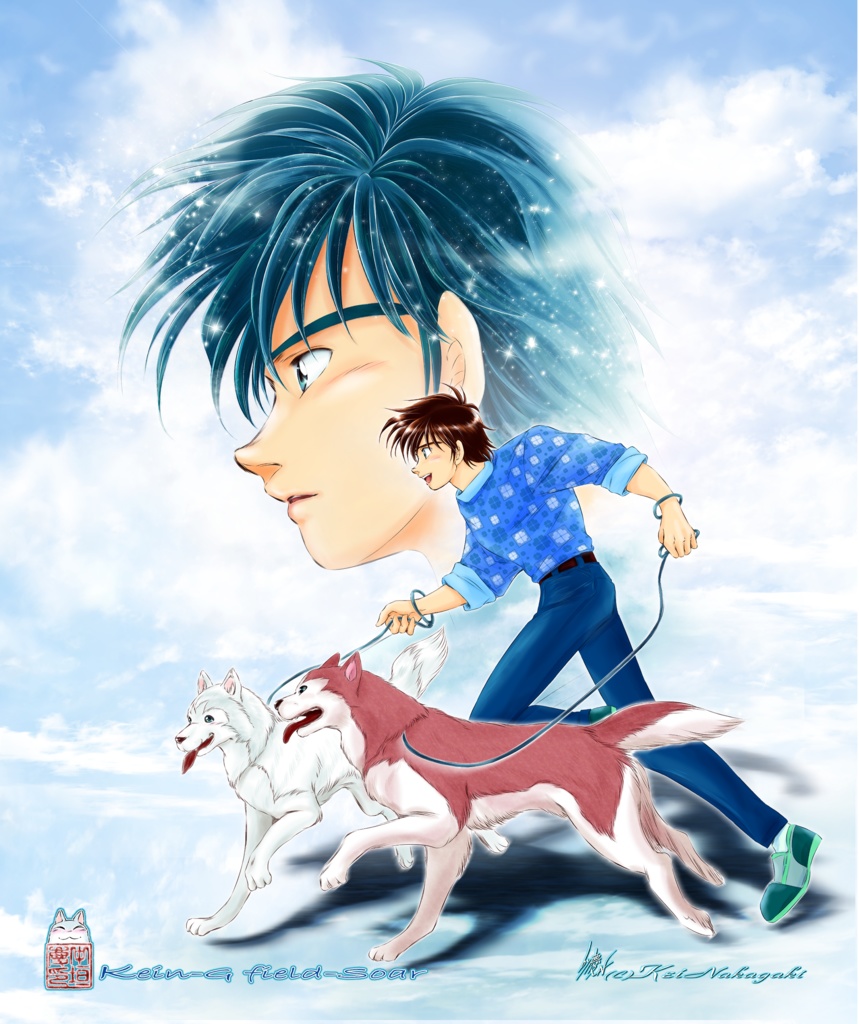 メガネ拭き-中垣慶マンガキャラクター/セイン/幸/勇樹