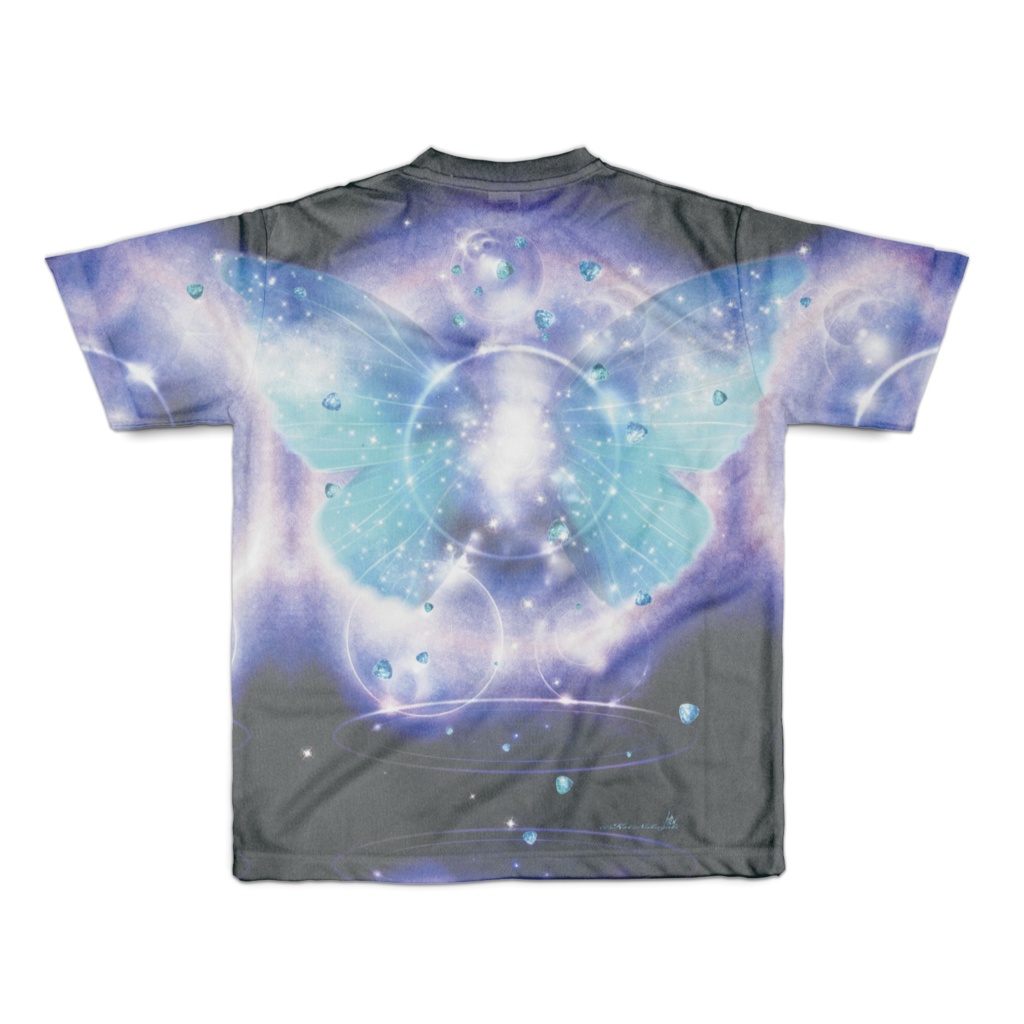 フルグラフィックT-カケアミオーロラと蒼い蝶