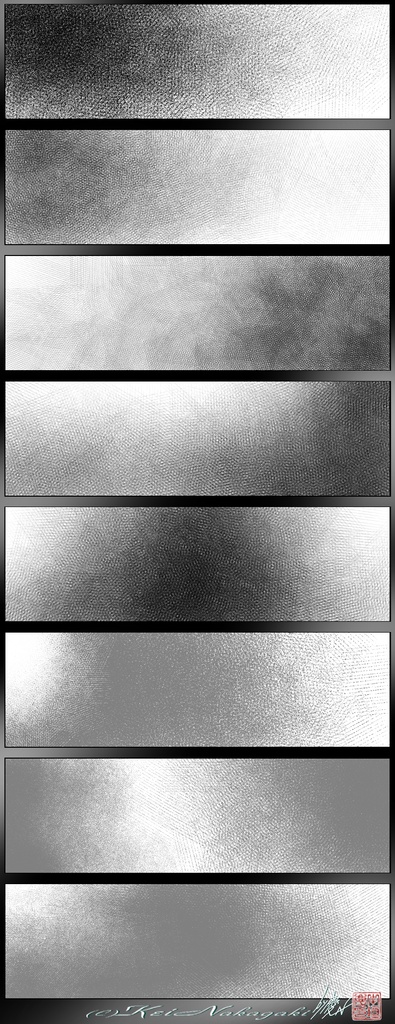 慶n'sフェバリットCLIP STUDIOツールBox【綺麗繊細カケアミブラシ-monochrome&gray-5種+5種セット】