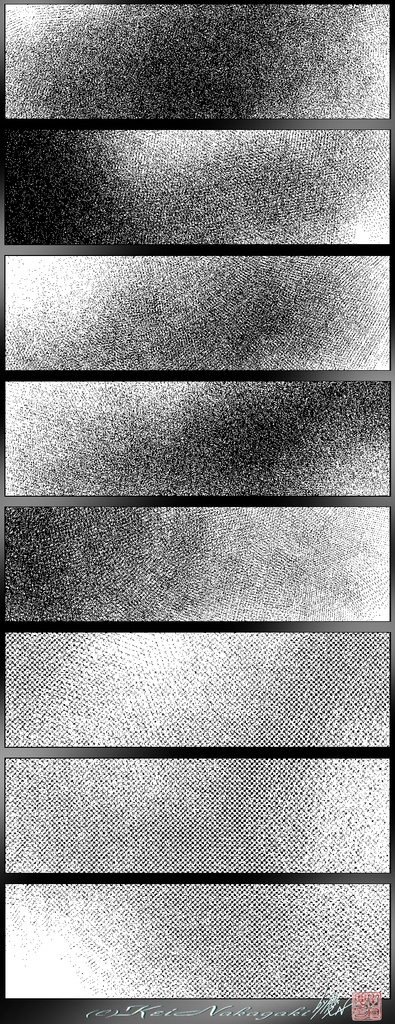 慶n'sフェバリットCLIP STUDIOツールBox【綺麗繊細カケアミブラシ-monochrome&gray-5種+5種セット】