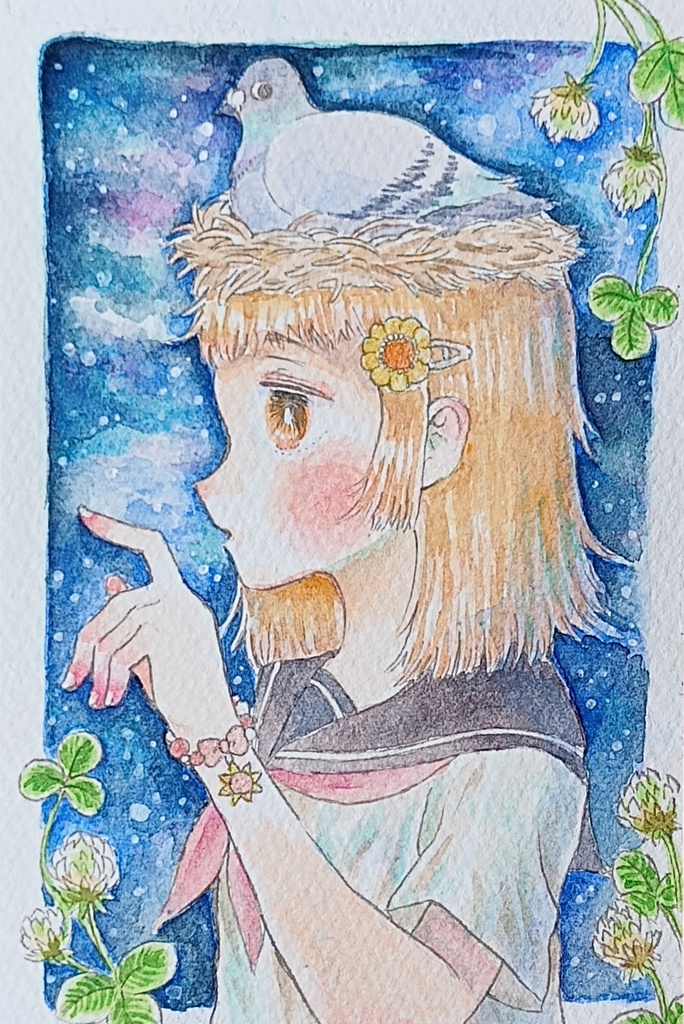 なんだか頭が重いな〜と思っている女の子