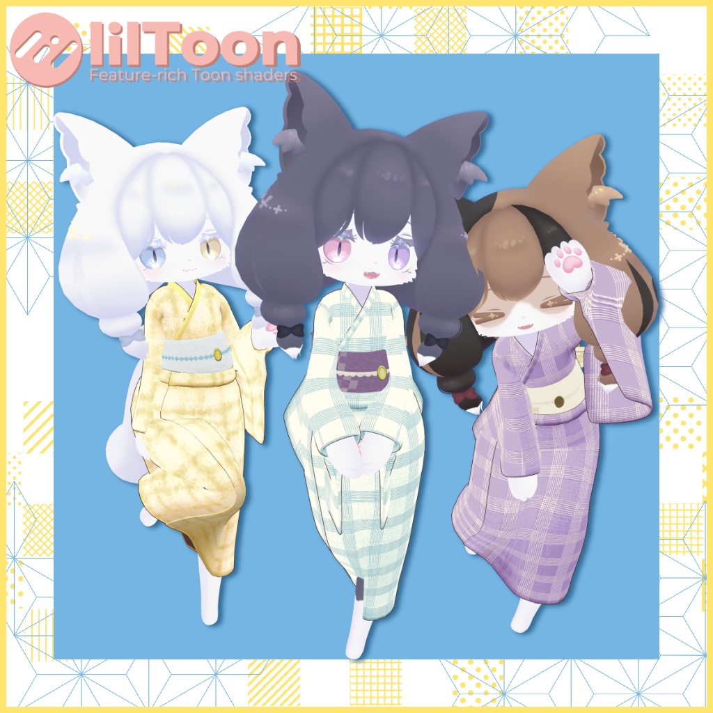 【メリメア対応浴衣】-花占い- 