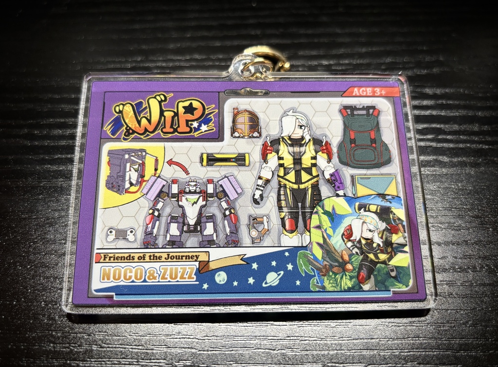 『"W"IP』アクリルキーホルダー