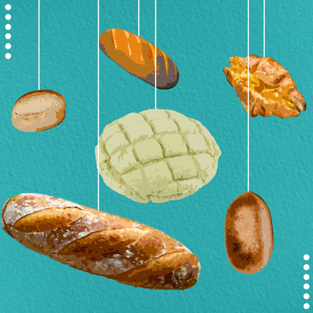 パン屋さんのスマホリング