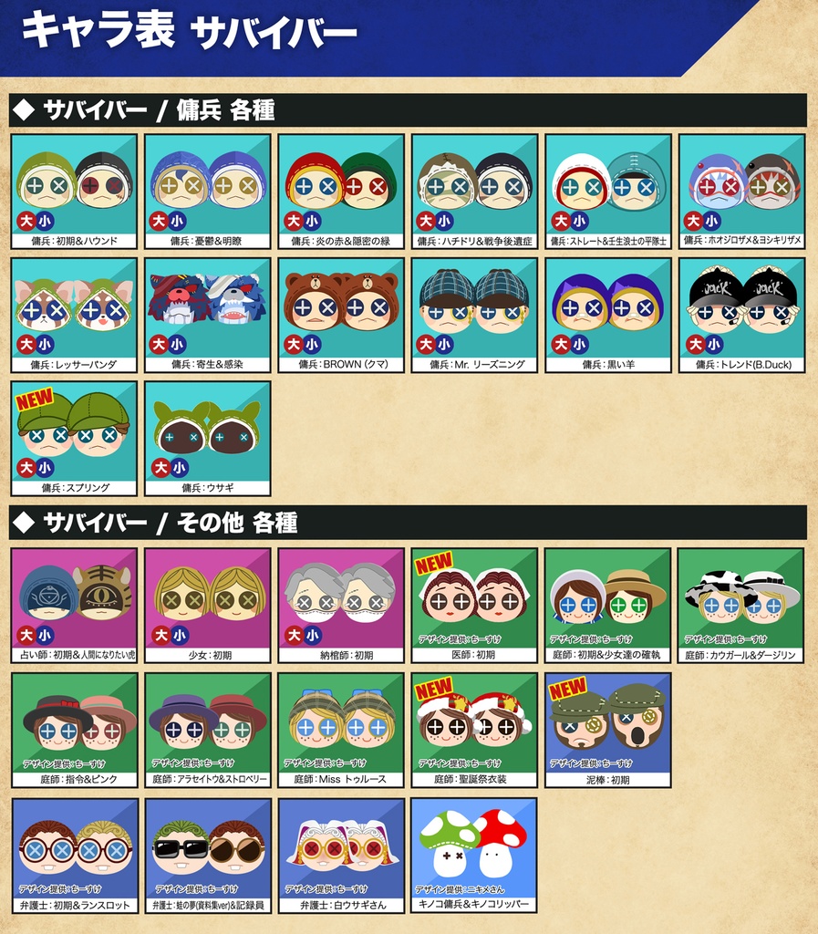 【第五人格】キャラピアス/イヤリング