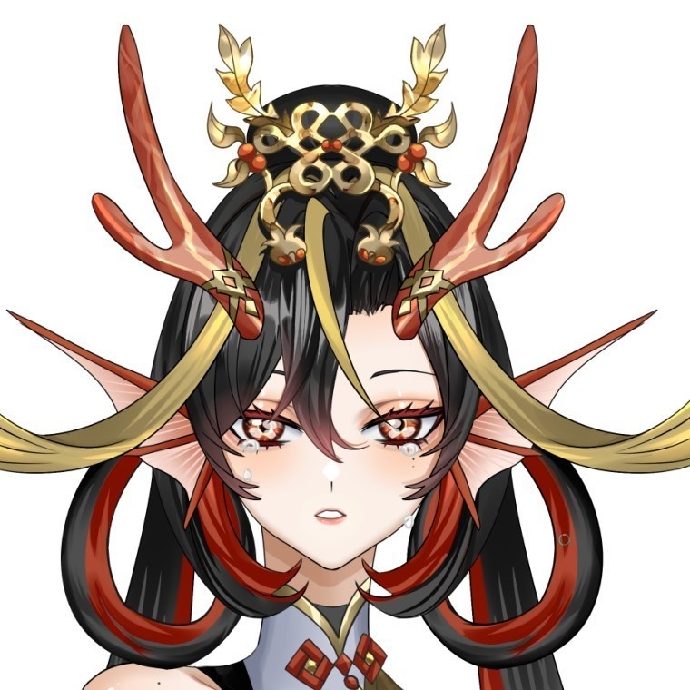 【無料/Live2D Model/live2dモデル】Dragon Clan Girl ドラゴン族の少女