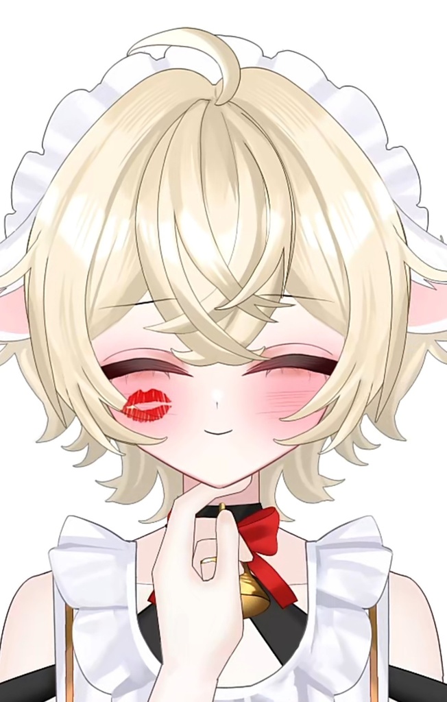 【無料/Live2D Model/live2dモデル/特価】ひつじメイドSheep Maid ~ Dual Hair Color & Gender | Unisex | Resizable Body | VB |Multi Gestures