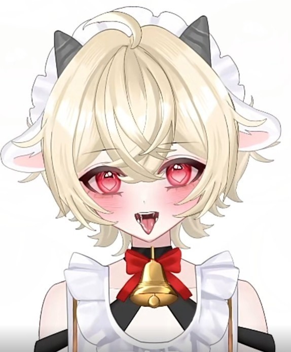 【無料/Live2D Model/live2dモデル/特価】ひつじメイドSheep Maid ~ Dual Hair Color & Gender | Unisex | Resizable Body | VB |Multi Gestures