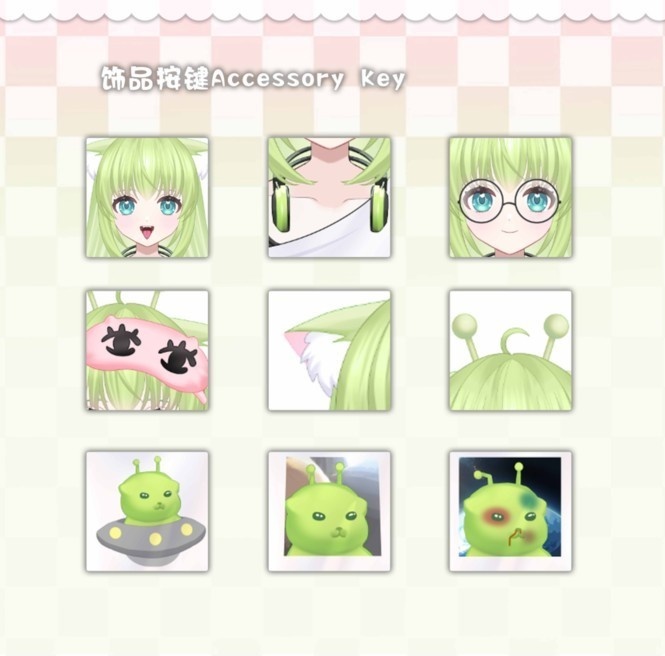 【無料Live2D Model/live2dモデル】 Alien Cat | Gnarpy | VTuber | 17+ Button |VB |Multi-Expressions | Full Action Pack