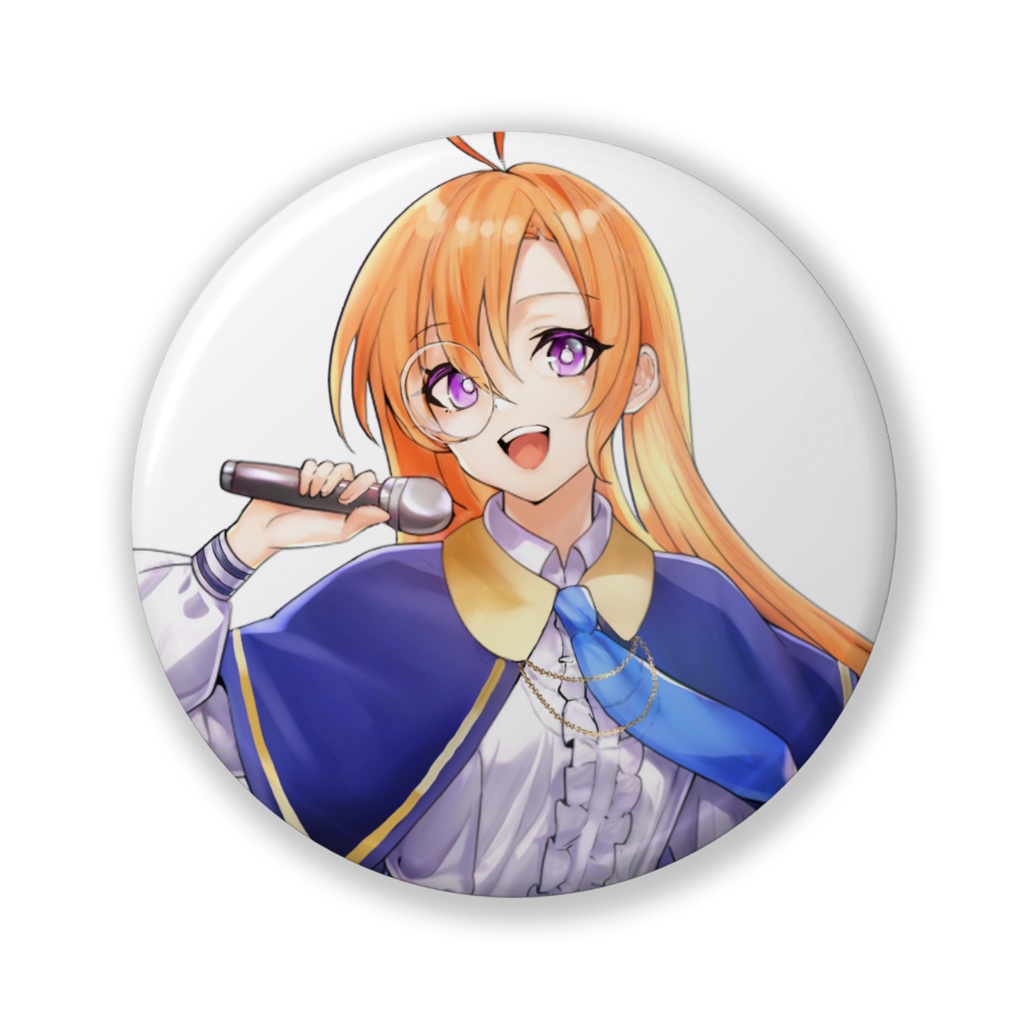 陽凪あこね　ハーフアニバーサリー　缶バッチ