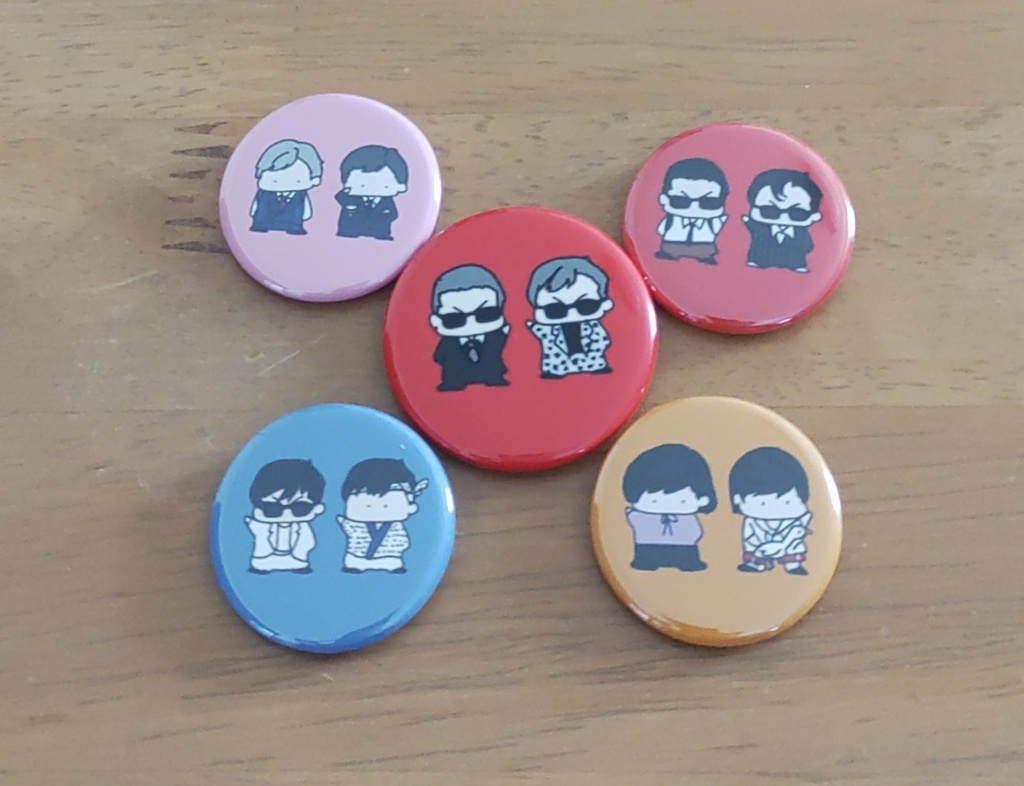 ちび刑事缶バッジセット