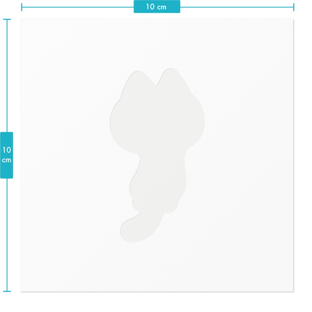 【あきねこ】ステッカー - 伸びライムver.