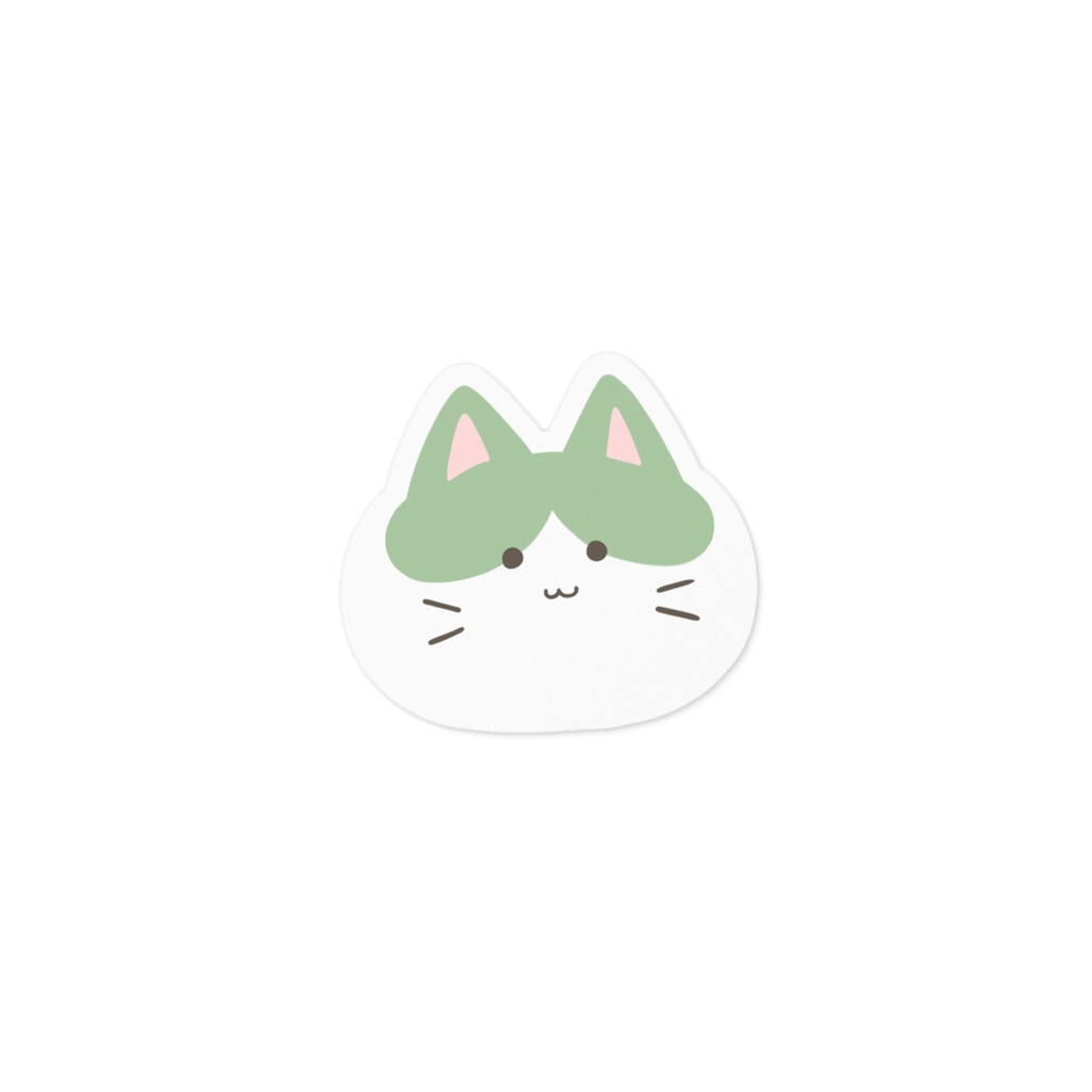 【あきねこ】ステッカー - ライムver.