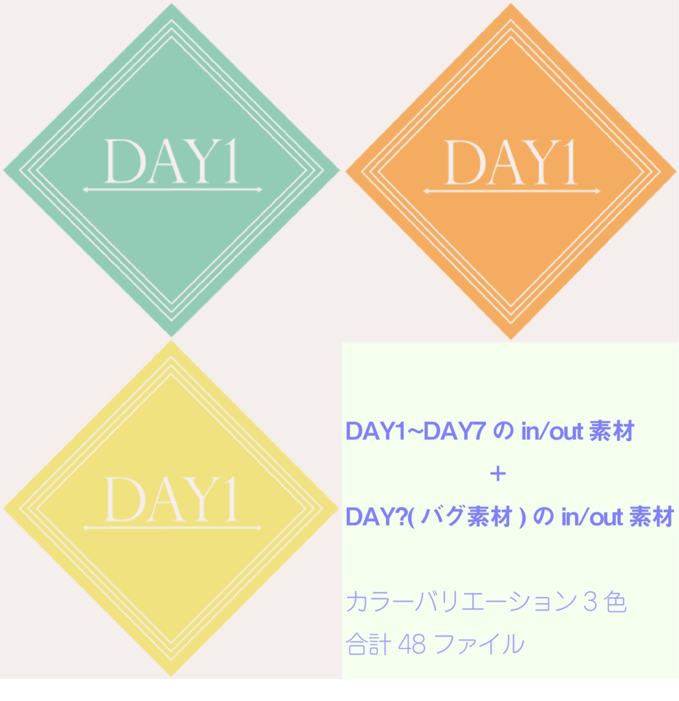 DayAnimations - 日付変更APNG素材(CCFOLIA)