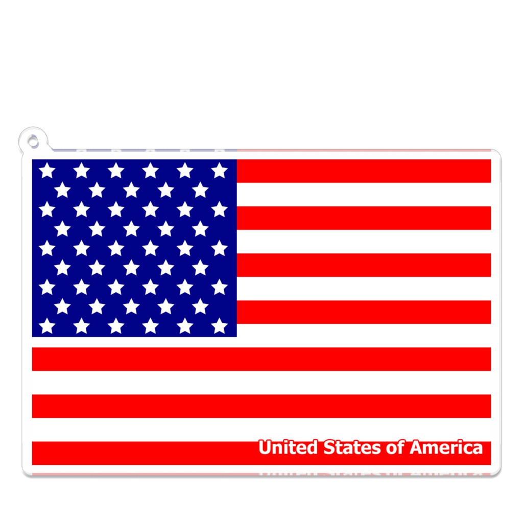 アメリカ　アクリルキーホルダー