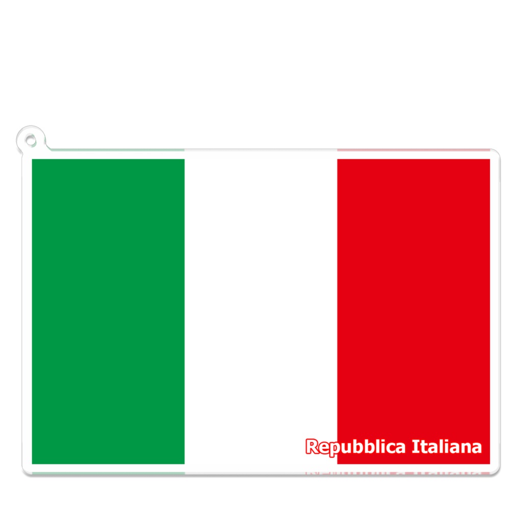 イタリア　アクリルキーホルダー