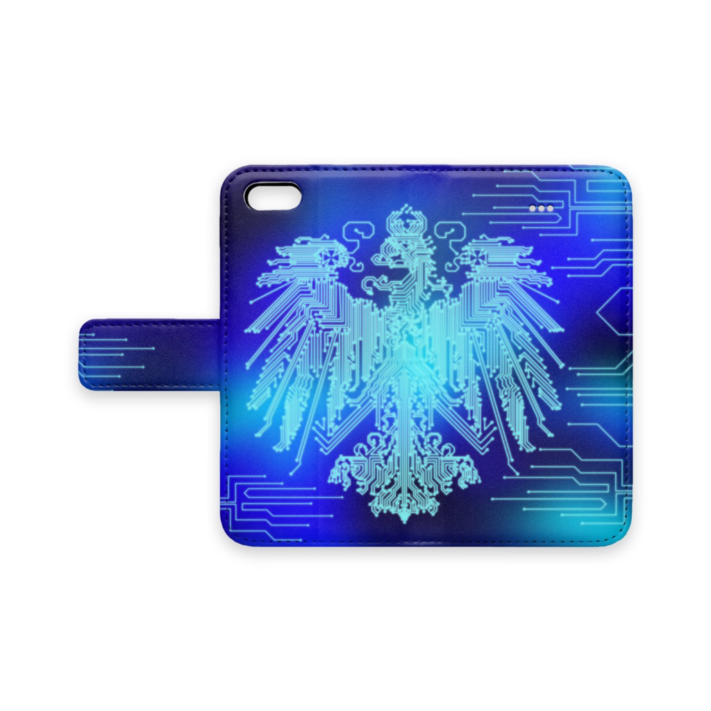 プロイセン　iPhoneケース　青