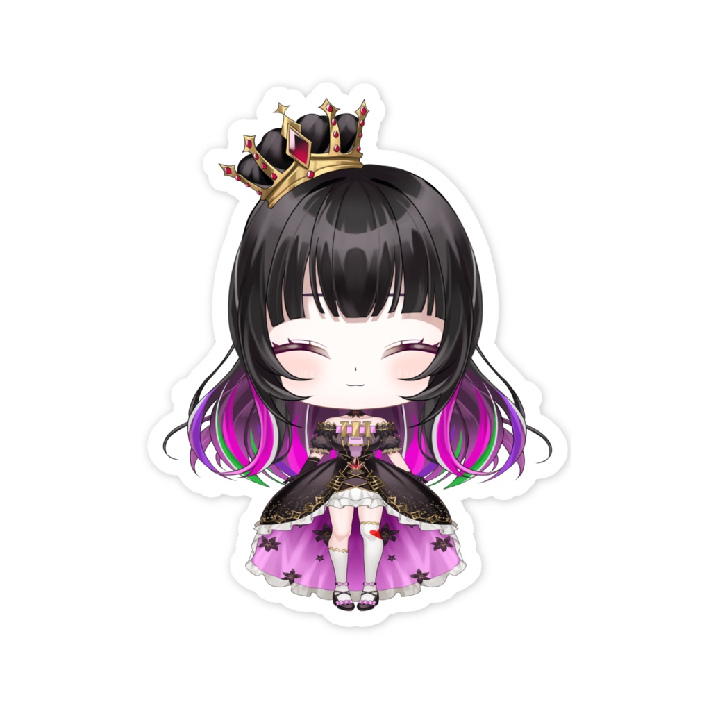 スマホステッカー(笑顔)