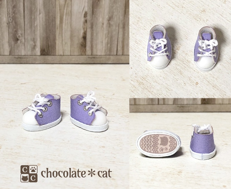 磁石入りスニーカー(ホワイト地) ねんどろいどどーるサイズ